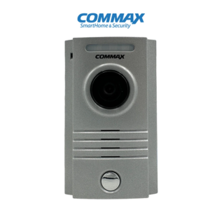 COMMAX DRC40K - Frente de Calle de Aluminio para Interior/Exterior, Compatible con Monitores de 4 Hilos (hasta 2 Monitores) con Ajuste Vertical de Cámara